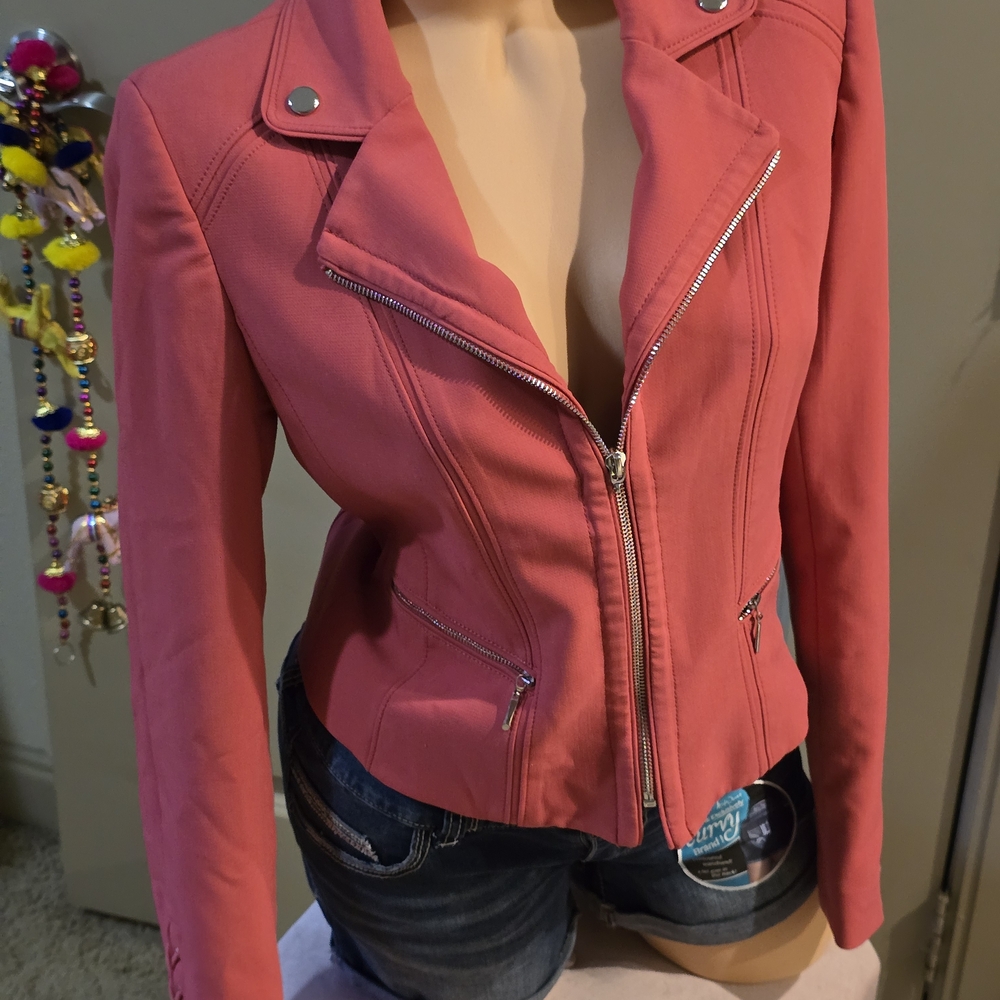 White House Black Market Pink Jacket - Picture 2 of 6